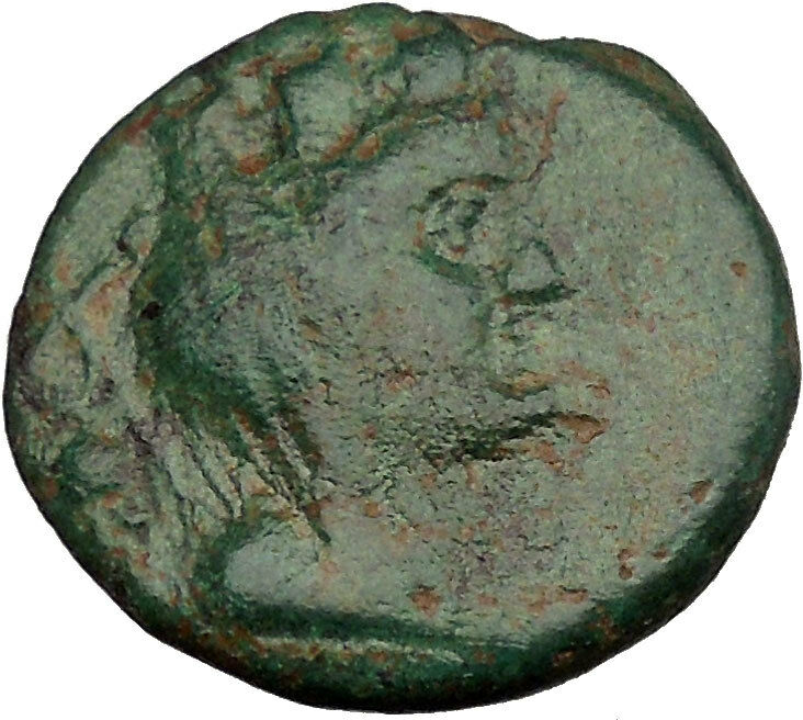 TRIPOLIS in PHOENICIA Tyche Nike Ship 1stCenBC Rare Ancient Greek Coin i37716