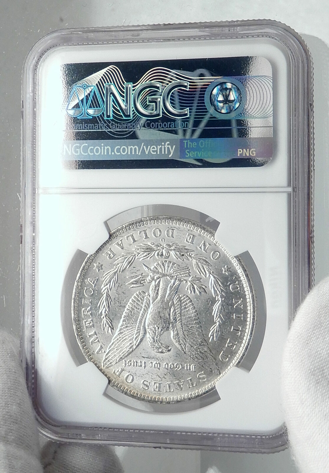 1883 UNITED STATES of America SILVER Morgan US Dollar Coin EAGLE NGC MS i81179