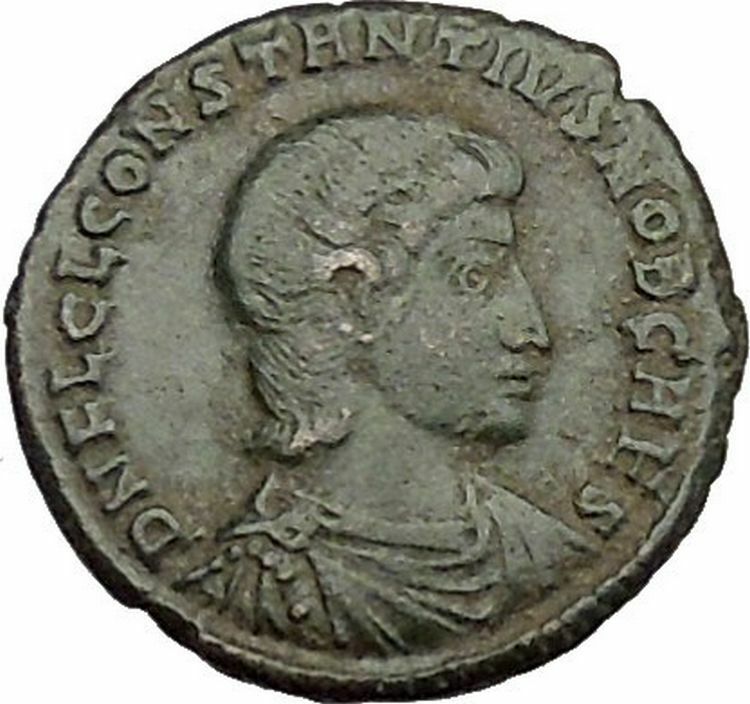 CONSTANTIUS II son of Constantine the Great Roman Coin Battle Horse man i39168