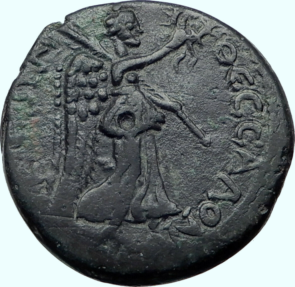 COMMODUS son of Marcus Aurelius 166AD Thessalonica Macedonia Roman Coin i40533