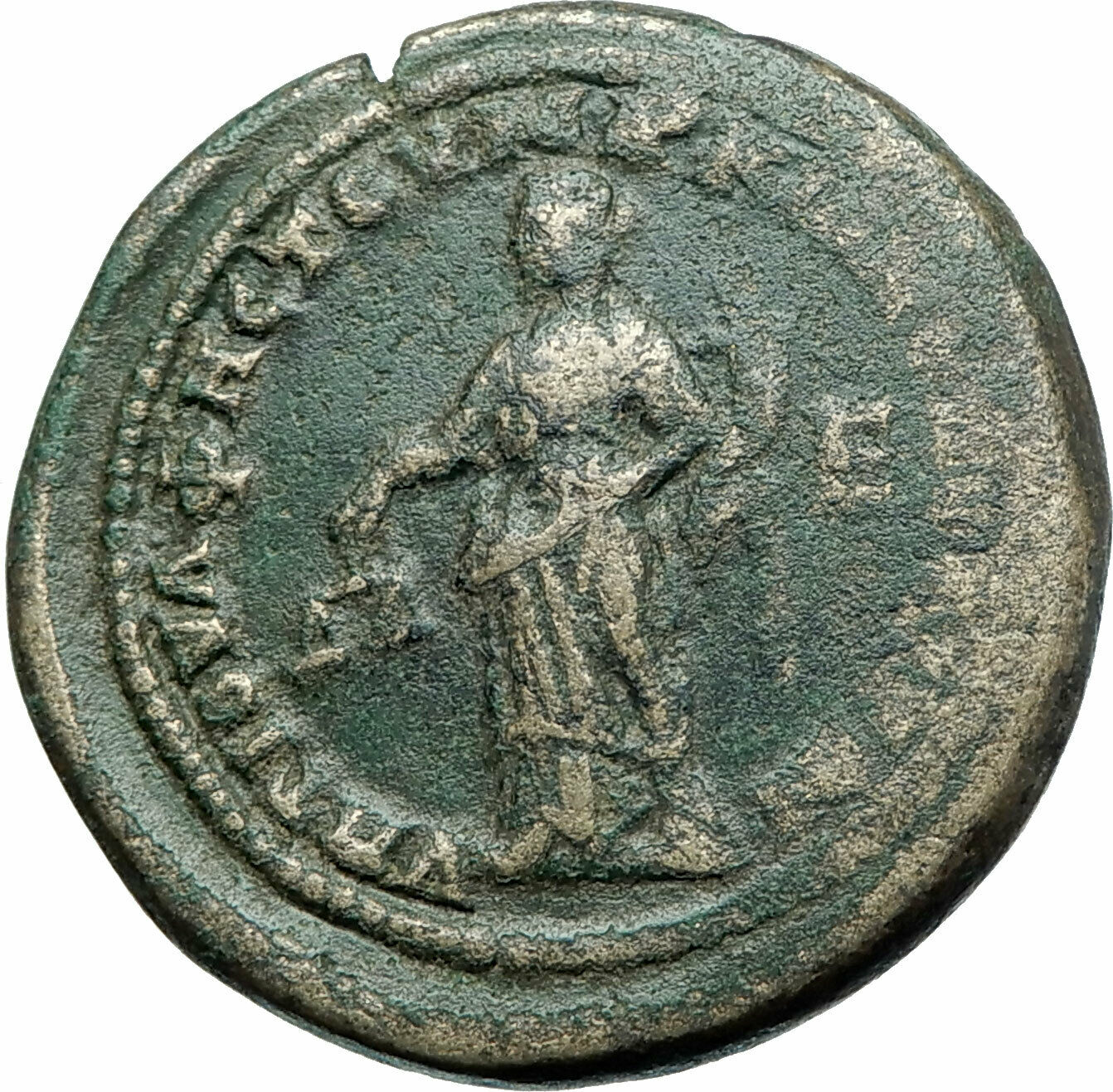 SEVERUS ALEXANDER & JULIA MAESA Marcianopolis Roman Coin Dikaiosyne i79052