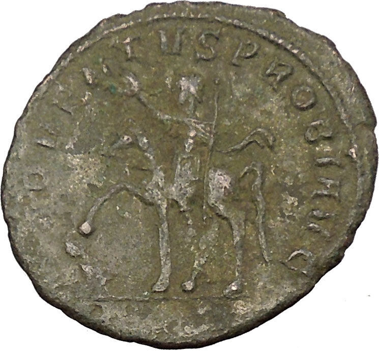 PROBUS on horse 277AD RARE Authentic Ancient Roman Coin i39092