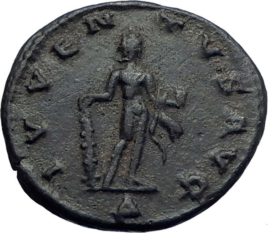 CLAUDIUS II Gothicus 268AD Ancient Roman Coin Nude Hercules 11 labour i44516