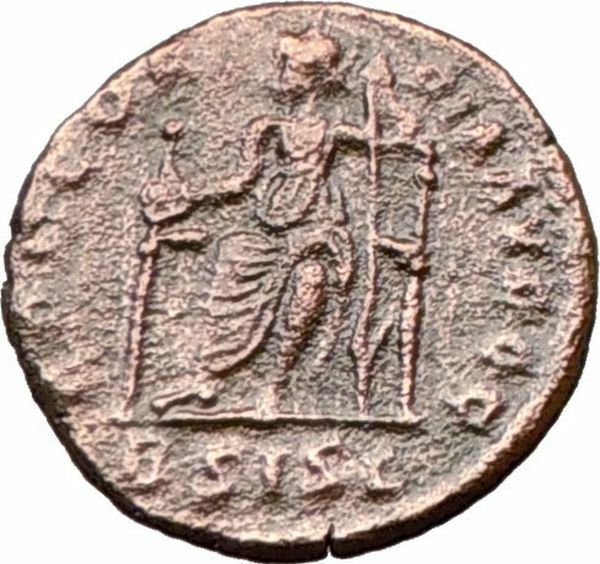 VALENTINIAN I 364AD Ancient Genuine Roman Coin ROMA w Victory Nike RARE i22562