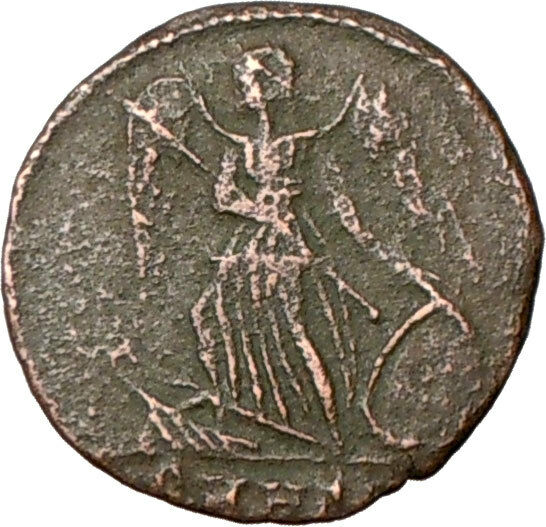 CONSTANTINE I the Great Founds CONSTANTINOPLE Ancient Roman Coin i23975 Victory