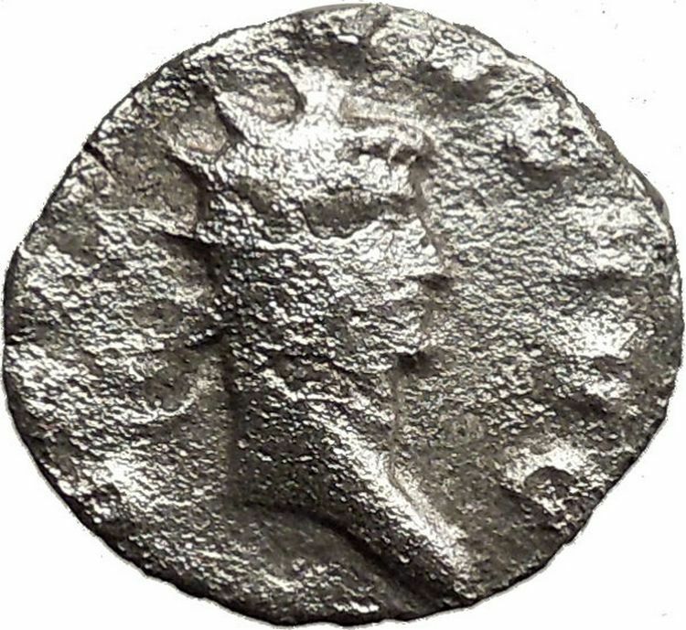 Gallienus son of Valerian I Ancient Silver Ancient Roman Coin Virtus i32526