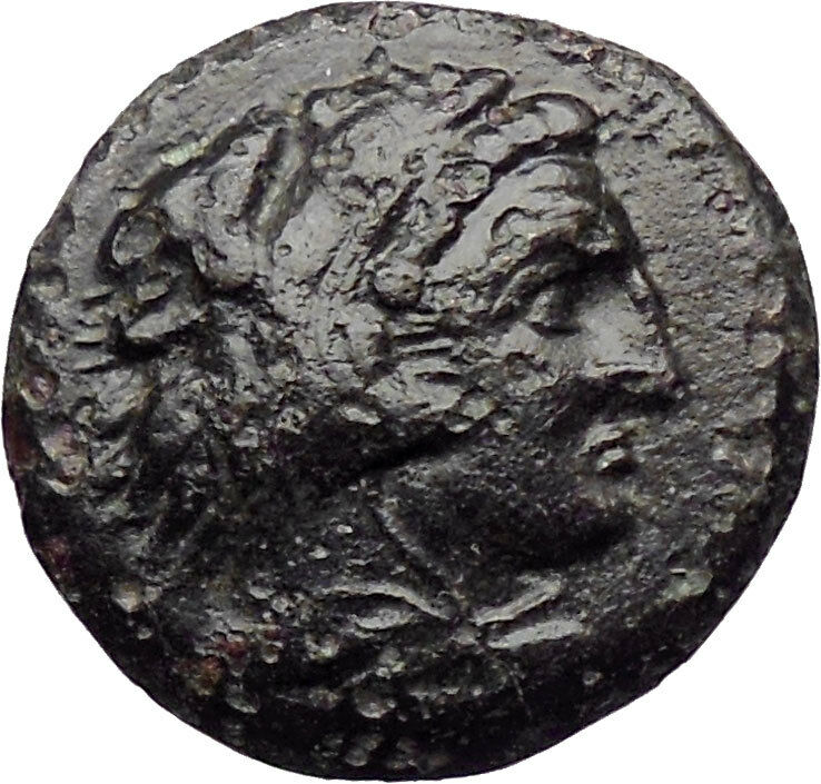 Alexander III the Great 336BC Ancient Greek Coin Hercules Bow Club i30225