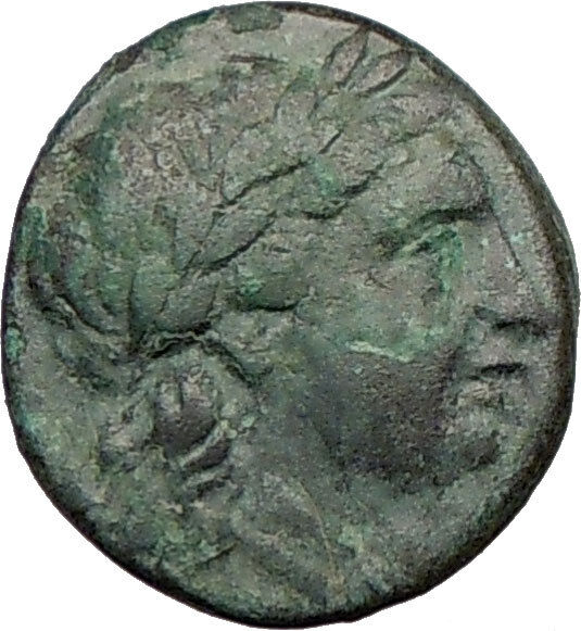 KOLOPHON Ionia 320BC Apollo Healing God Horse Rare Ancient Greek Coin i21849