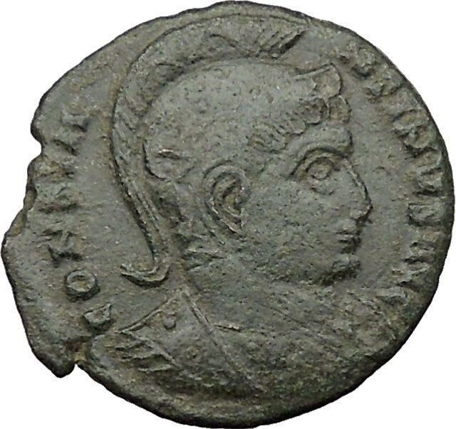 CONSTANTINE I the GREAT 330AD Trier Ancient Roman Coin Altar w globe i31455