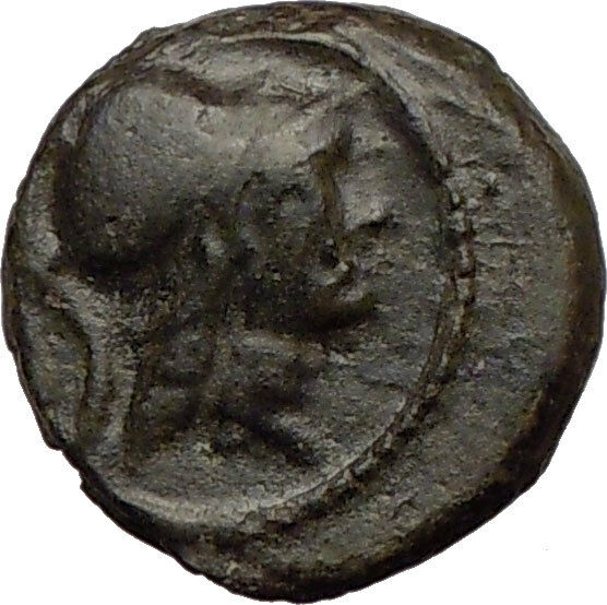 THESSALONICA Macedonia 187BC Authentic Ancient Greek Coin Athena HORSE i21970