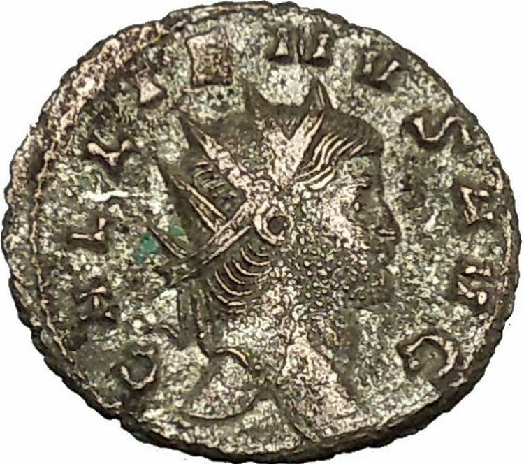 GALLIENUS son of Valerian I Ancient Roman Coin Fortuna Luck Cult i39919