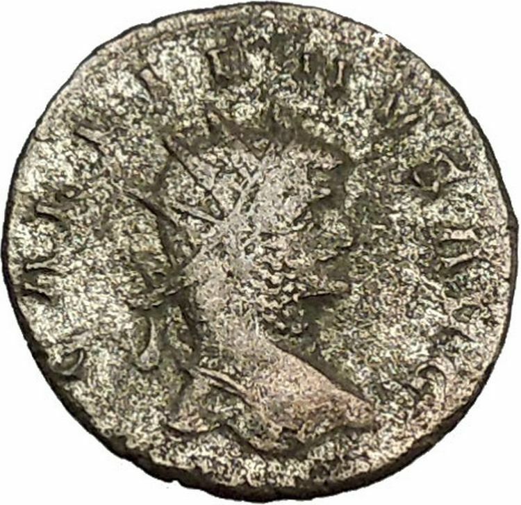 Gallienus Valerian I son Ancient Roman Coin Agricultural fertility Cult i39916