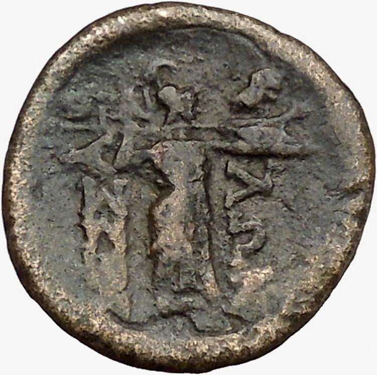 LARISSA Thessaly THESSALIAN LEAGUE 2ndCenBC Athena Apollo OWL Greek Coin i43407