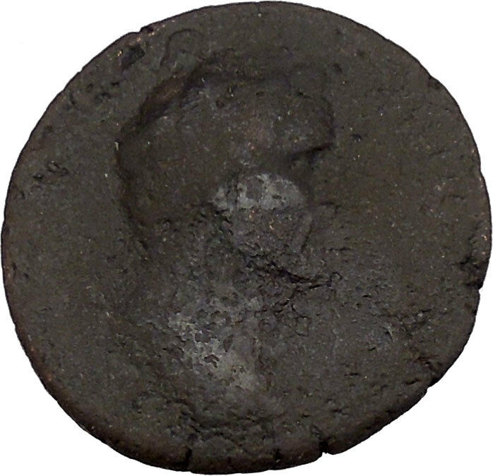 ANTONINUS PIUS 138AD Amphipolis in Macedon City Goddess Roman Coin RARE i42826