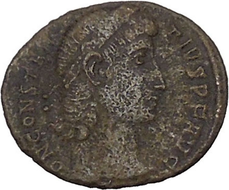 CONSTANTIUS II son of Constantine the Great Roman Coin Wreath of success i42766