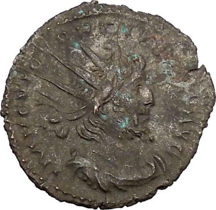 Victorinus 268AD Very rare Ancient Roman Coin Sol Sun God Cult i45697