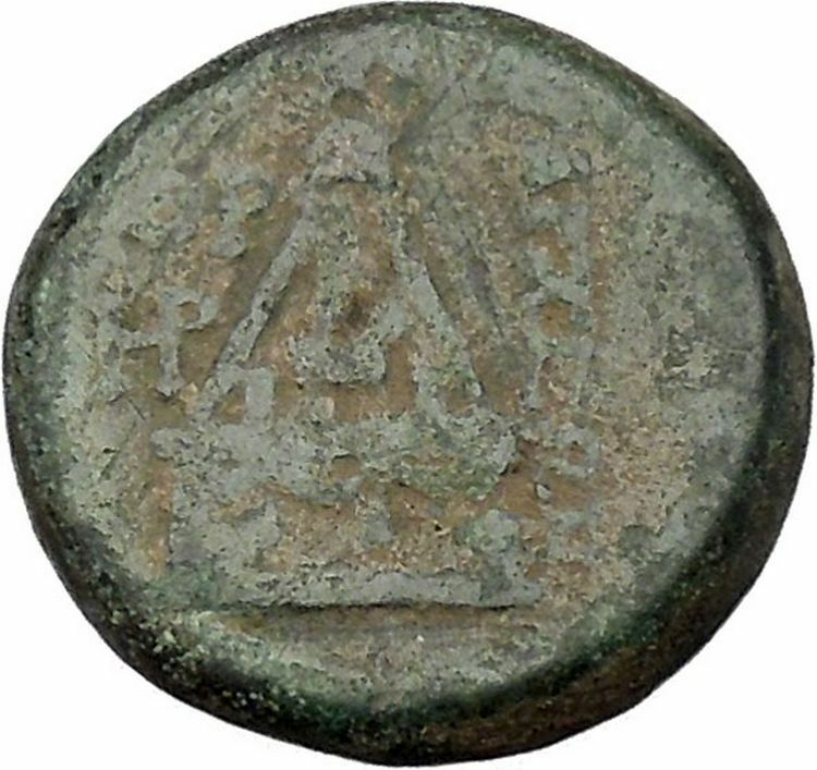 TARSUS in CILICIA 2-1stCenBC Tyche Sandan Lion Pyre Ancient Greek Coin i45704