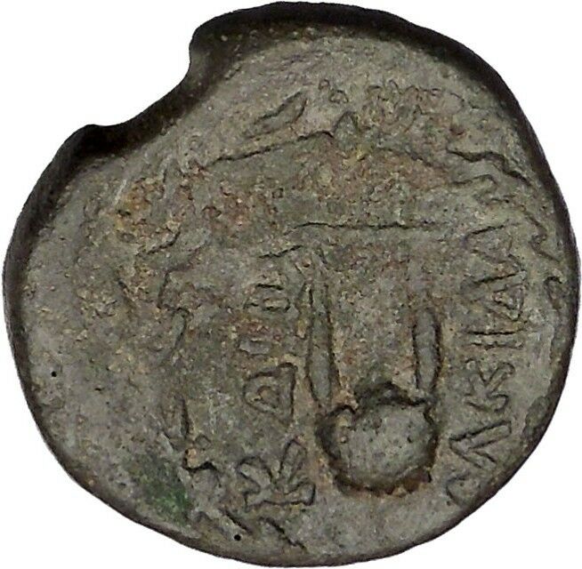 KOS Ancient Greek ISLAND City OFF CARIA 88BC Apollo Lyre Authentic Coin i46530