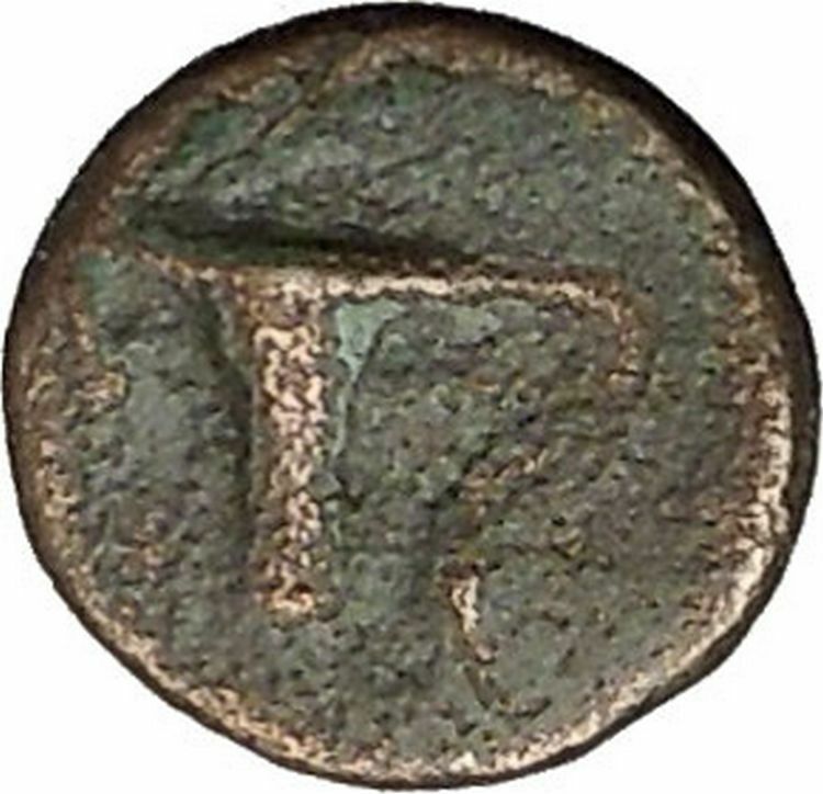 Kyme in Aeolis 350BC EAGLE & VASE on Authentic Ancient Greek Coin i48075