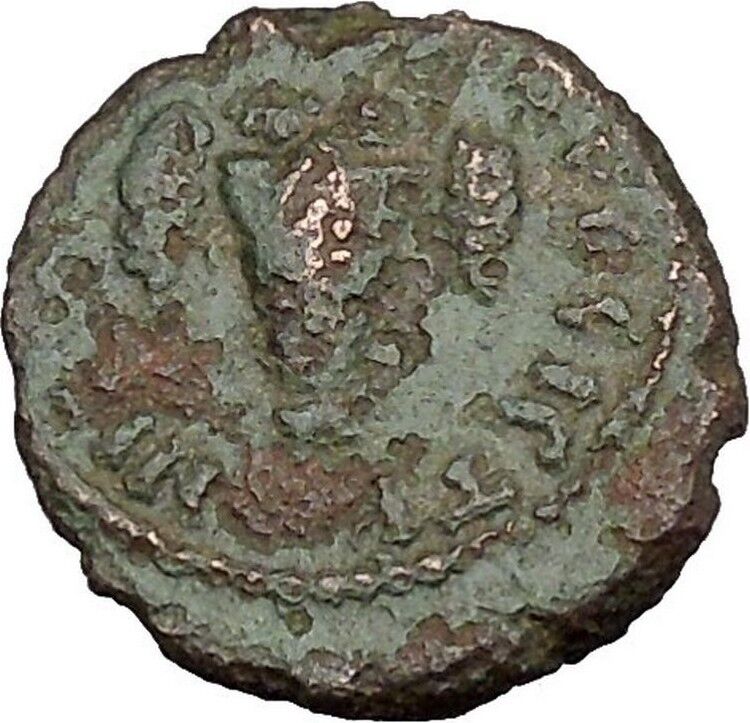 SEPTIMIUS SEVERUS Nicopolis ad Istrum Ancient Roman Coin Basket of fruit i47923