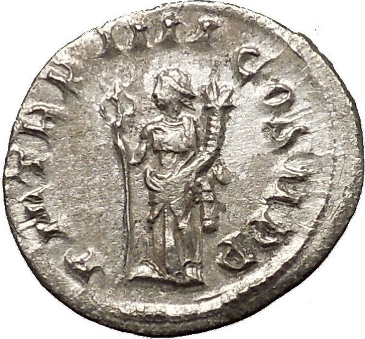 PHILIP I 'the Arab' 247AD Silver Ancient Roman Coin Good luck Commence i52323