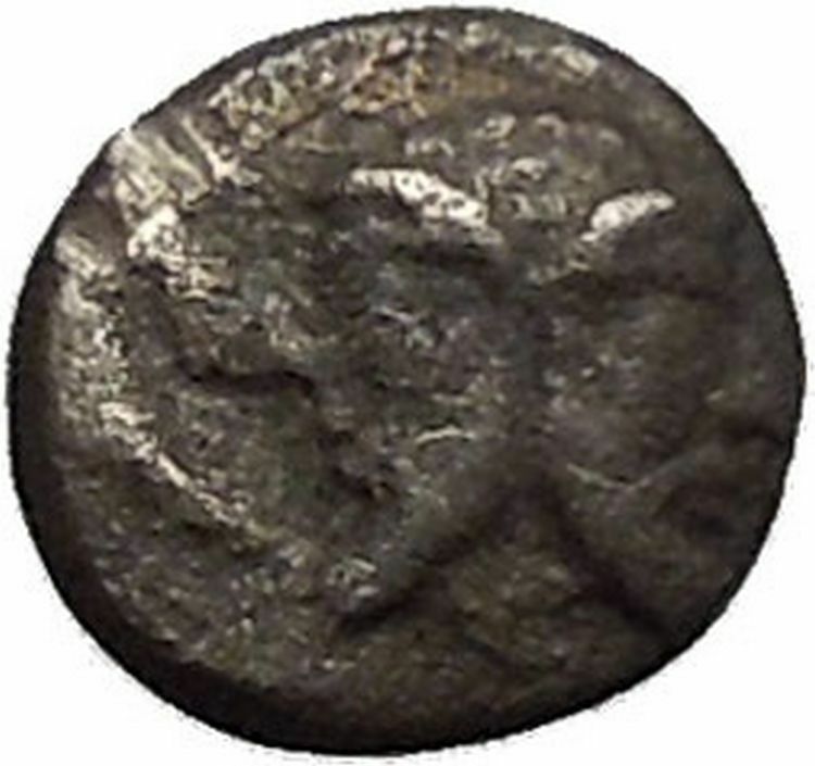 MALLOS in CILICIA 425BC Janiform Head Man-headed Bull Silver Greek Coin i52264