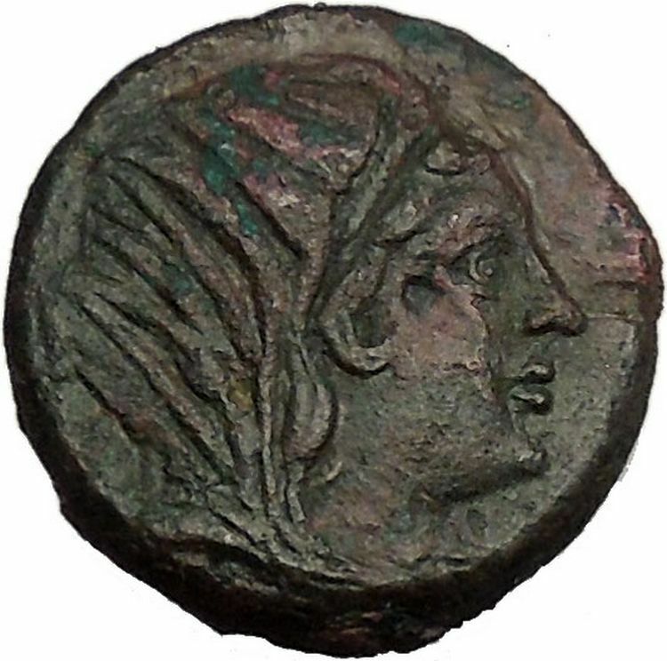 PETELIA in BRUTTIUM 280BC Demeter Zeus Authentic Ancient Greek Coin i52687