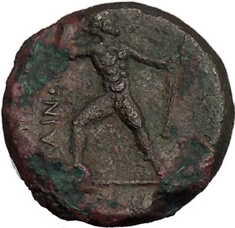 PETELIA in BRUTTIUM 280BC Demeter Zeus Authentic Ancient Greek Coin i52687