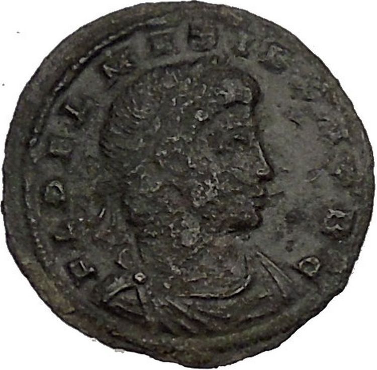 DELMATIUS Dalmatius 335AD Roman Caesar Ancient Coin Soldiers Legions i52822