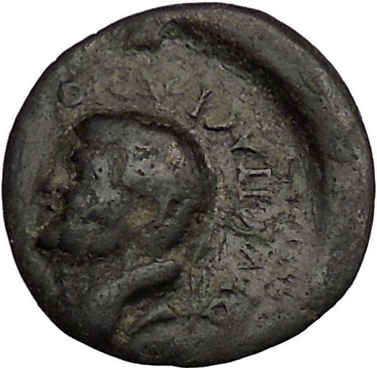 VESPASIAN 69AD Aigai in Aeolis Nemean Games Win Apollo Ancient Roman Coin i52676