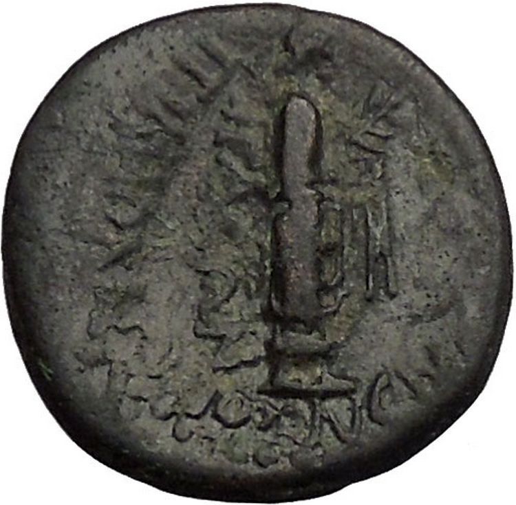 VESPASIAN 69AD Aigai in Aeolis Nemean Games Win Apollo Ancient Roman Coin i52676