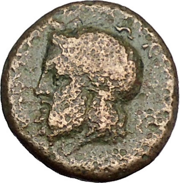 GELA in SICILY 315BC Rare R2 Hercules River God Gelas Ancient Greek Coin i52020