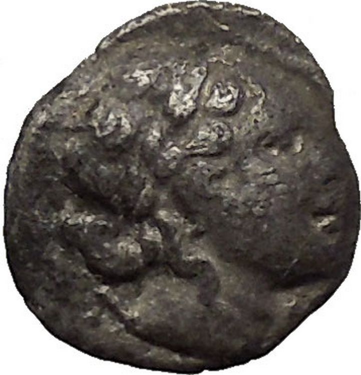 LYCIAN LEAGUE Masikytes Lycia 48BC Apollo Lyre Ancient Silver Greek Coin i53661