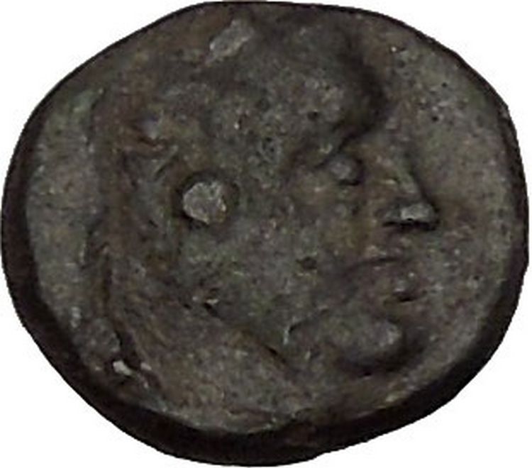 PHANAGORIA overstruck Pantikapaion PONTUS 140BC Satyr Pan Greek Coin i53600