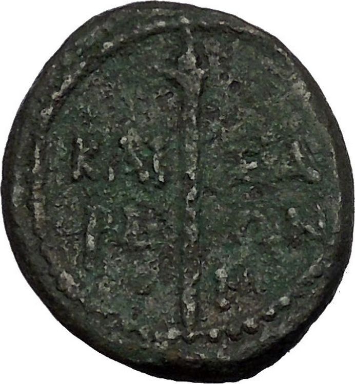 PANTIKAPAION as CAESAREA for Augustus 14BC Bosporus Ancient Greek Coin i53431