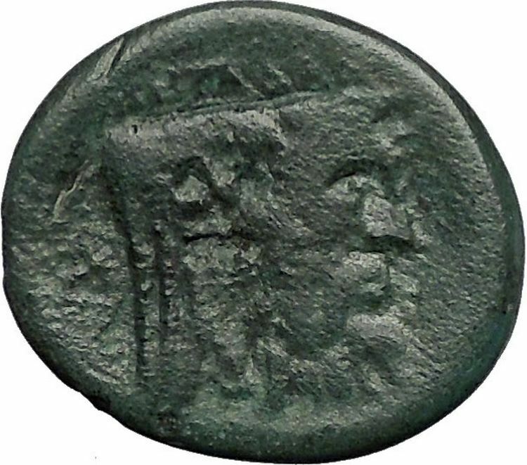 OINIDAI in AKARNANIA 219BC Zeus Man-Headed Bull Ancient Greek Coin i56252