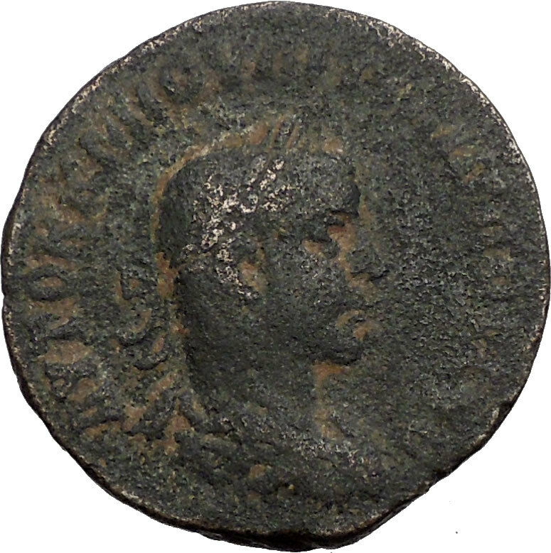 PHILIP II 244AD Antioch TYCHE RAM Large Authentic Ancient Roman Coin i56360