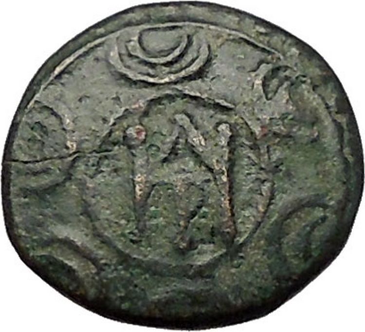 DEMETRIOS I Poliorketes MACEDONIA King Shield Helmet Ancient Greek Coin i57664