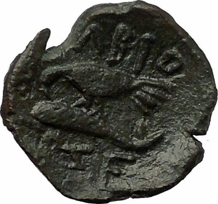 OLBIA in THRACE 180BC Demeter Sea Eagle Dolphin RARE Ancient Greek Coin i57678