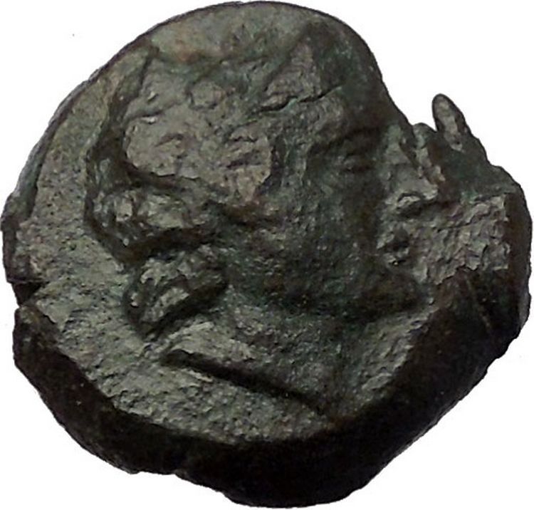 OLBIA in THRACE 180BC Demeter Sea Eagle Dolphin RARE Ancient Greek Coin i57678