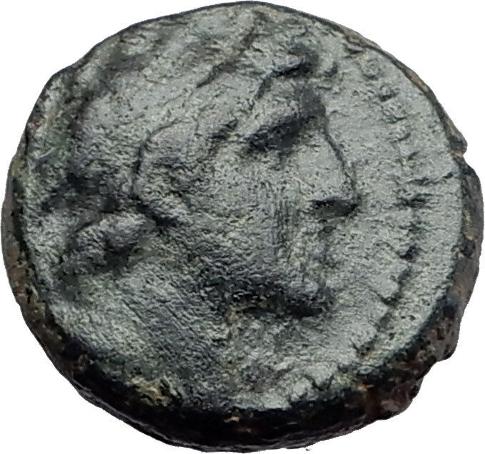 ANTIOCHOS III Megas 222BC Seleukid RARE R3 Authentic Ancient Greek Coin i58035