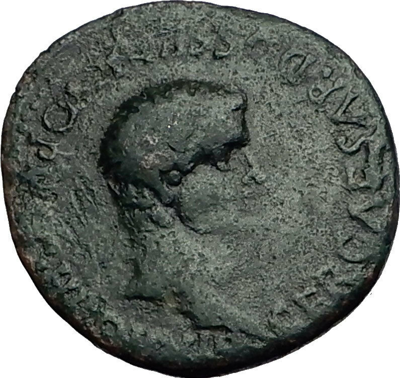 CALIGULA & GERMANICUS 37AD Very Rare KNOSSOS Crete Ancient Roman Coin i58460