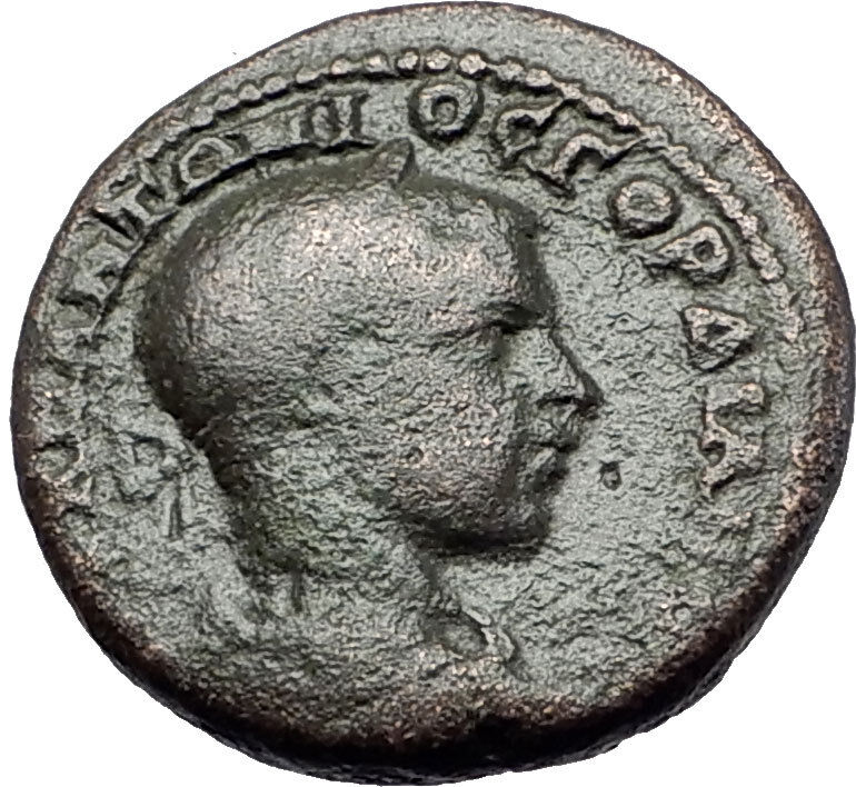 GORDIAN III 238AD Thessalonica Macedonia KABEIRIA Festival Roman Coin i58095