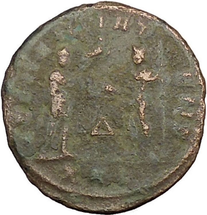 Probus receiving globe from Jupiter Authentic Ancient Roman Coin i39505