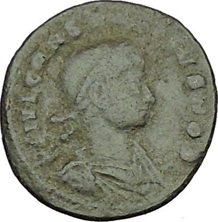 CONSTANTINE II Constantine the Great son Roman Coin Glory of the Army i40366