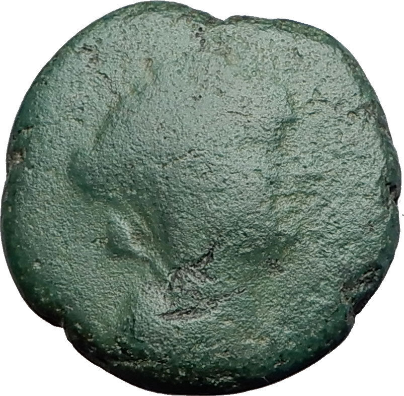 SARDES in LYDIA 133BC Authentic Ancient Greek Coin TYCHE & ZEUS w EAGLE i62823