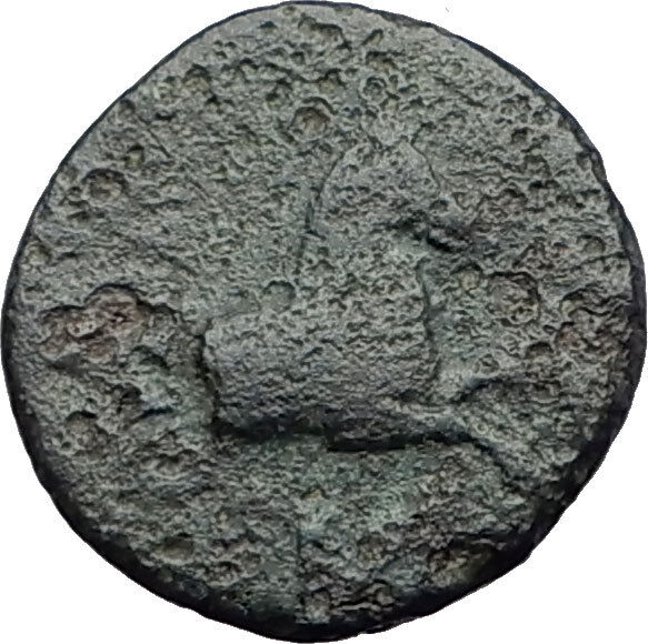 Kolophon Colophon IONIA 360BC Authentic Ancient Greek Coin APOLLO & HORSE i63132