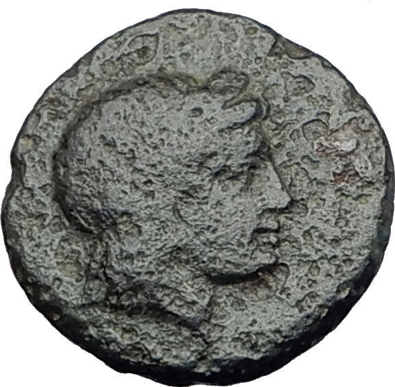 Kolophon Colophon IONIA 360BC Authentic Ancient Greek Coin APOLLO & HORSE i63132