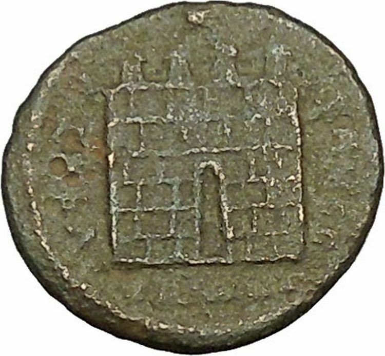 CONSTANTINE I the GREAT Ancient Roman Coin Military Camp gate i40370