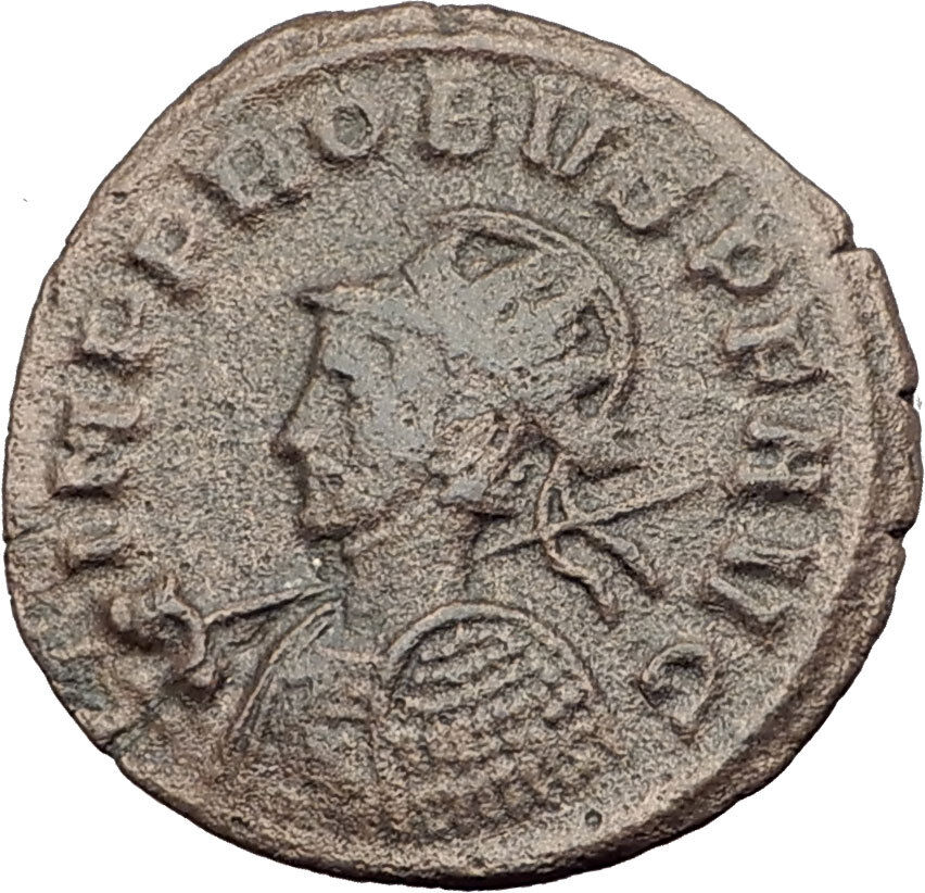 PROBUS shaking hands with Concordia 279AD Authentic Ancient Roman Coin i63608